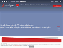 Tablet Screenshot of labelgrup.com